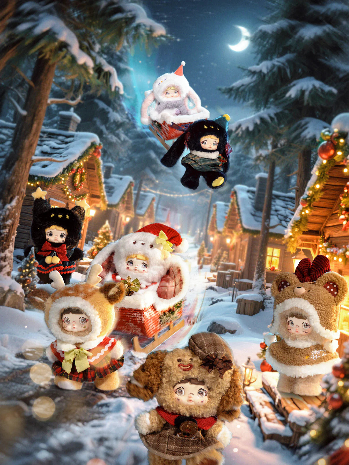 Nommi Magical Christmas Eve Series Plush Blind Box