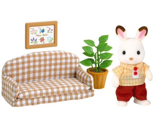 Set de sofá Frasier Conejo Chocolate