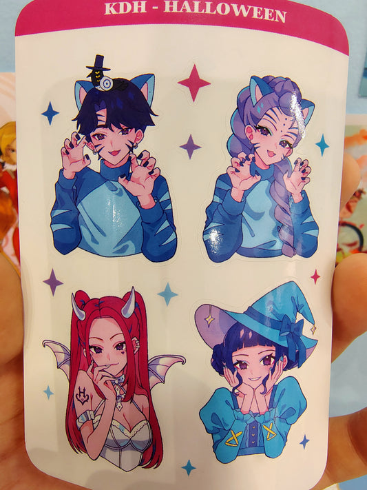 Stickers K-Pop Hunters Halloween (Day)