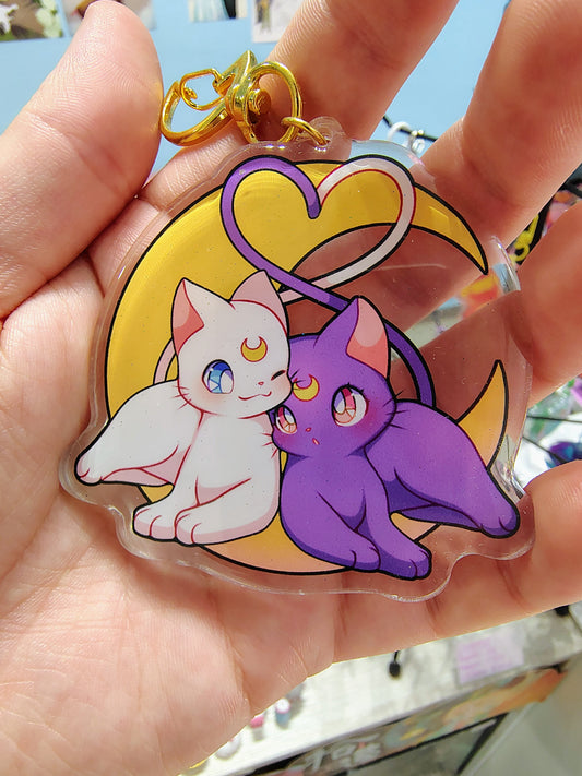 Llavero Luna & Artemis