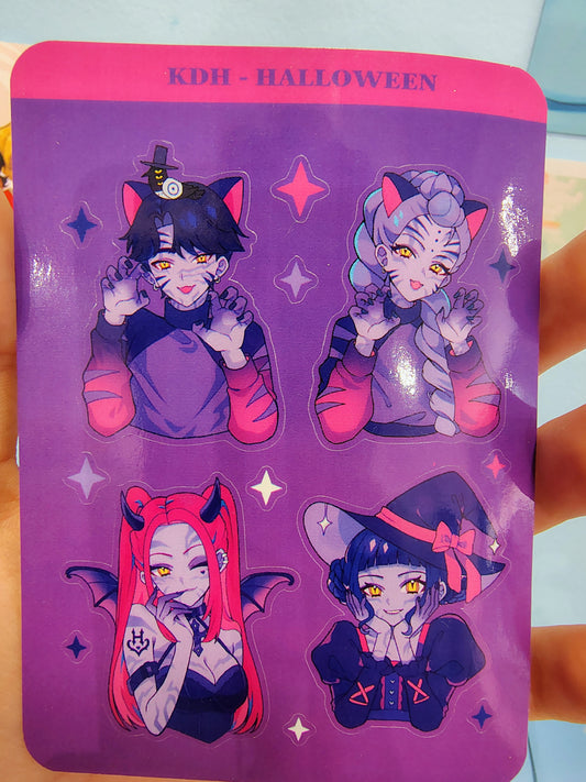 Stickers K-Pop Hunters Halloween (Night)